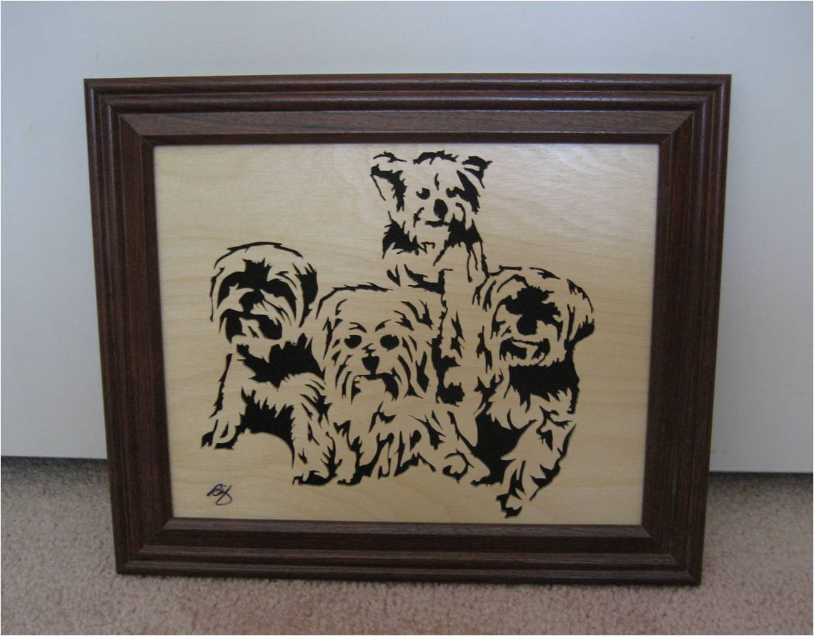 Custom Scroll Saw Portraits