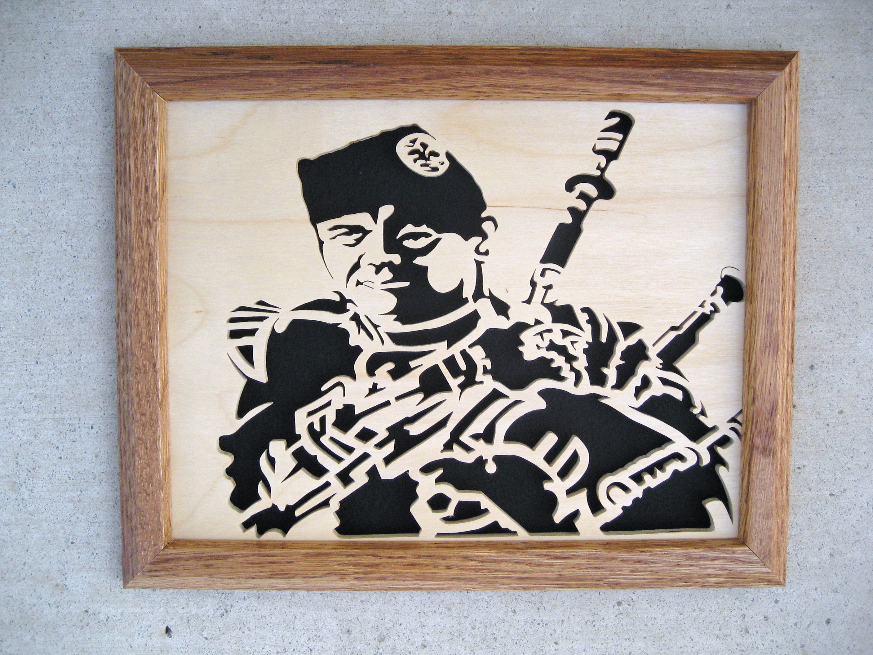 Custom Scroll Saw Portraits