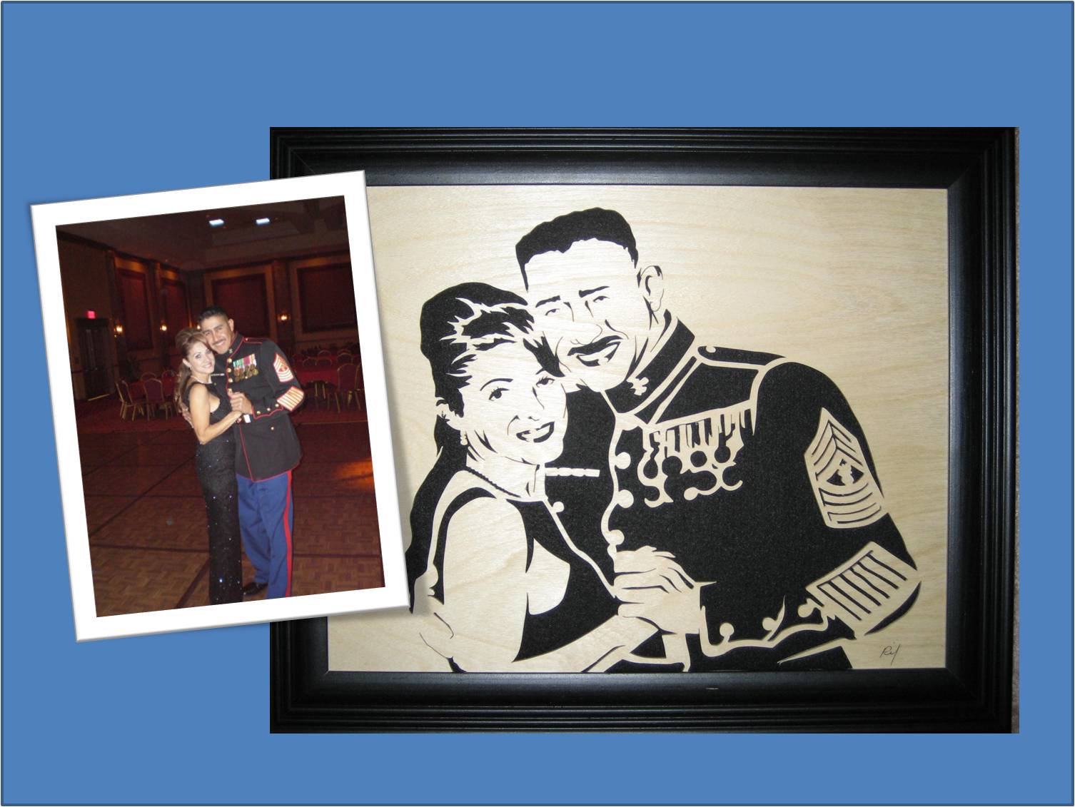 Custom Scroll Saw Portraits