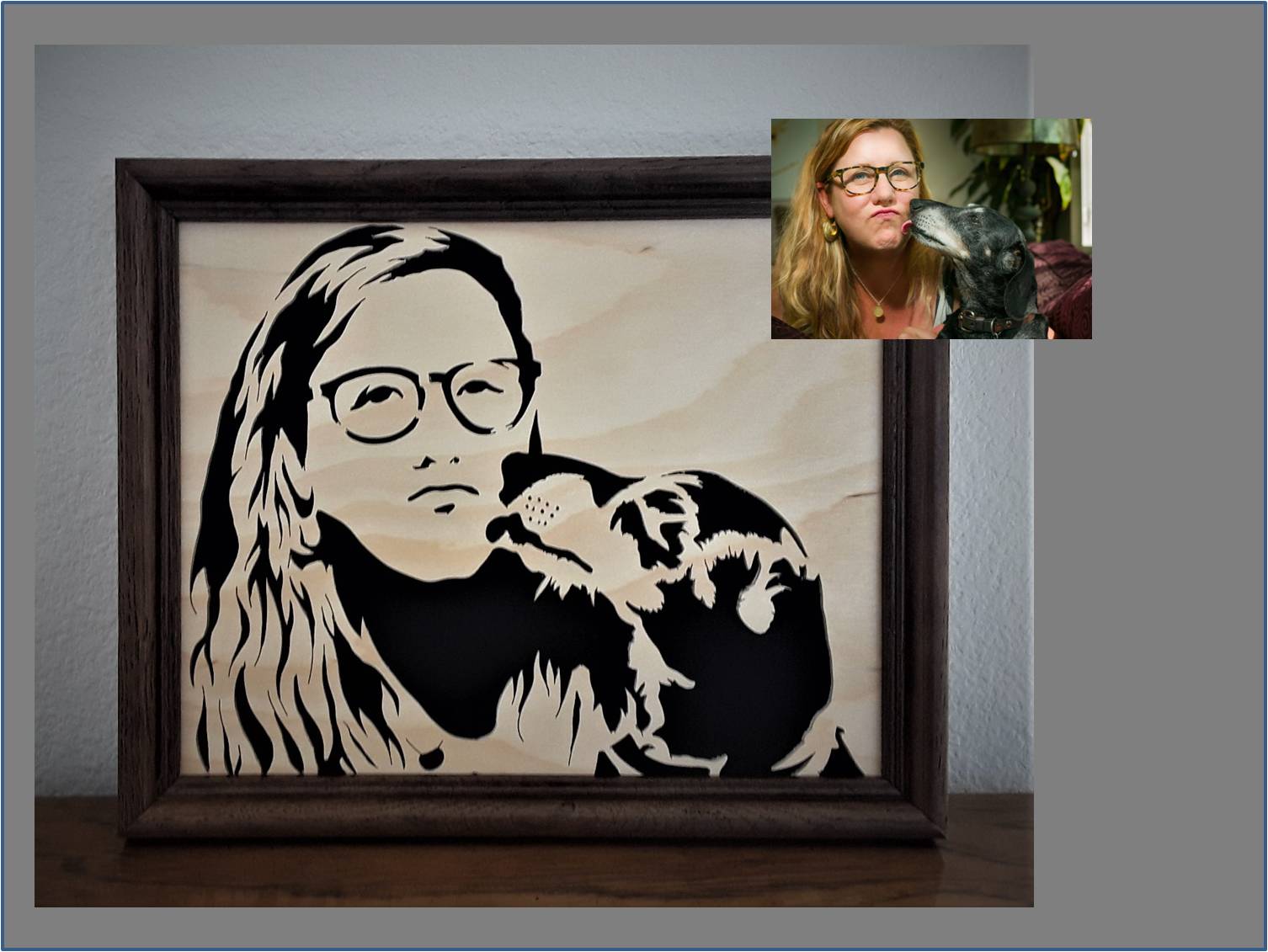 Custom Scroll Saw Portraits