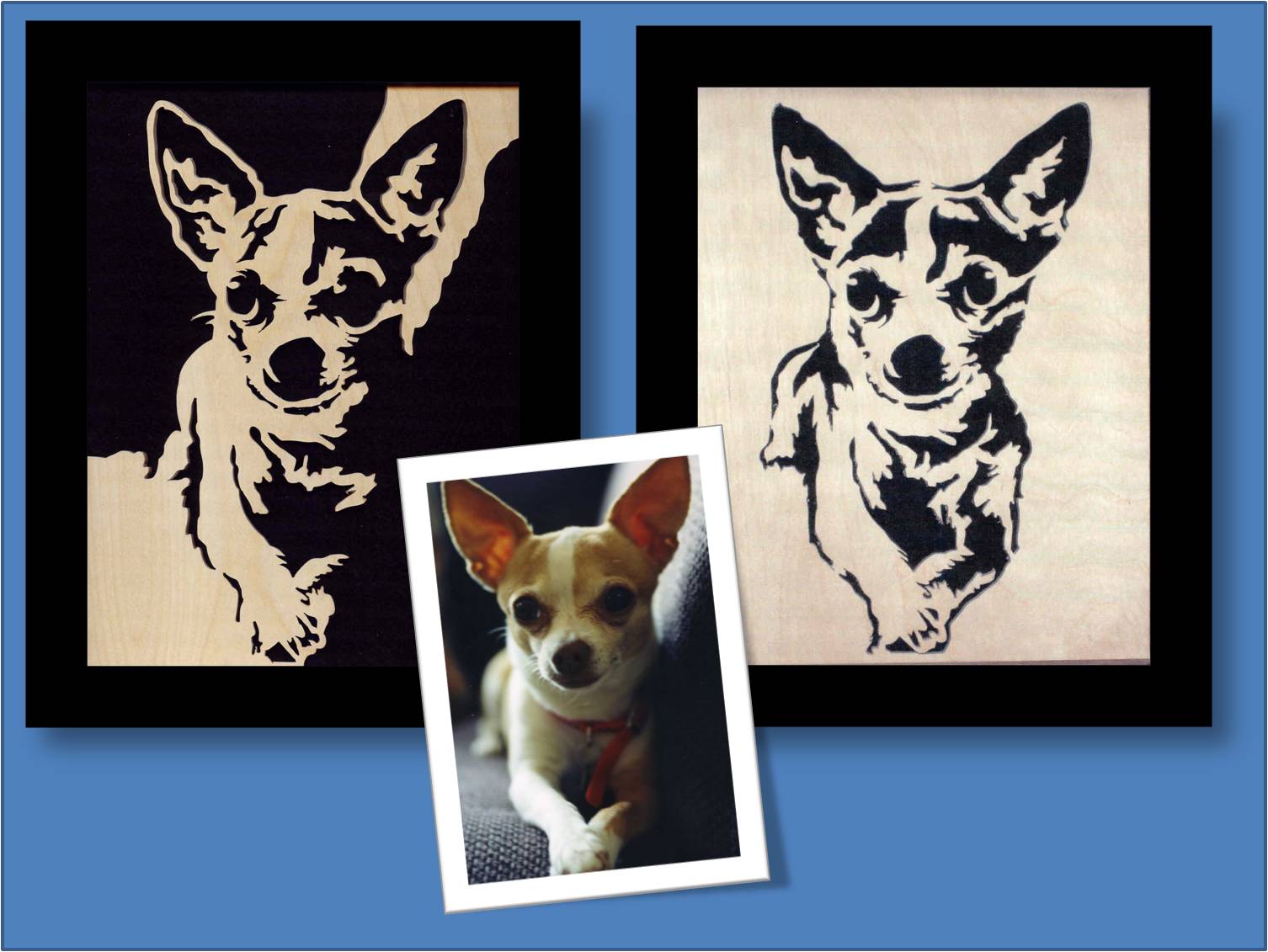 Custom Scroll Saw Portraits